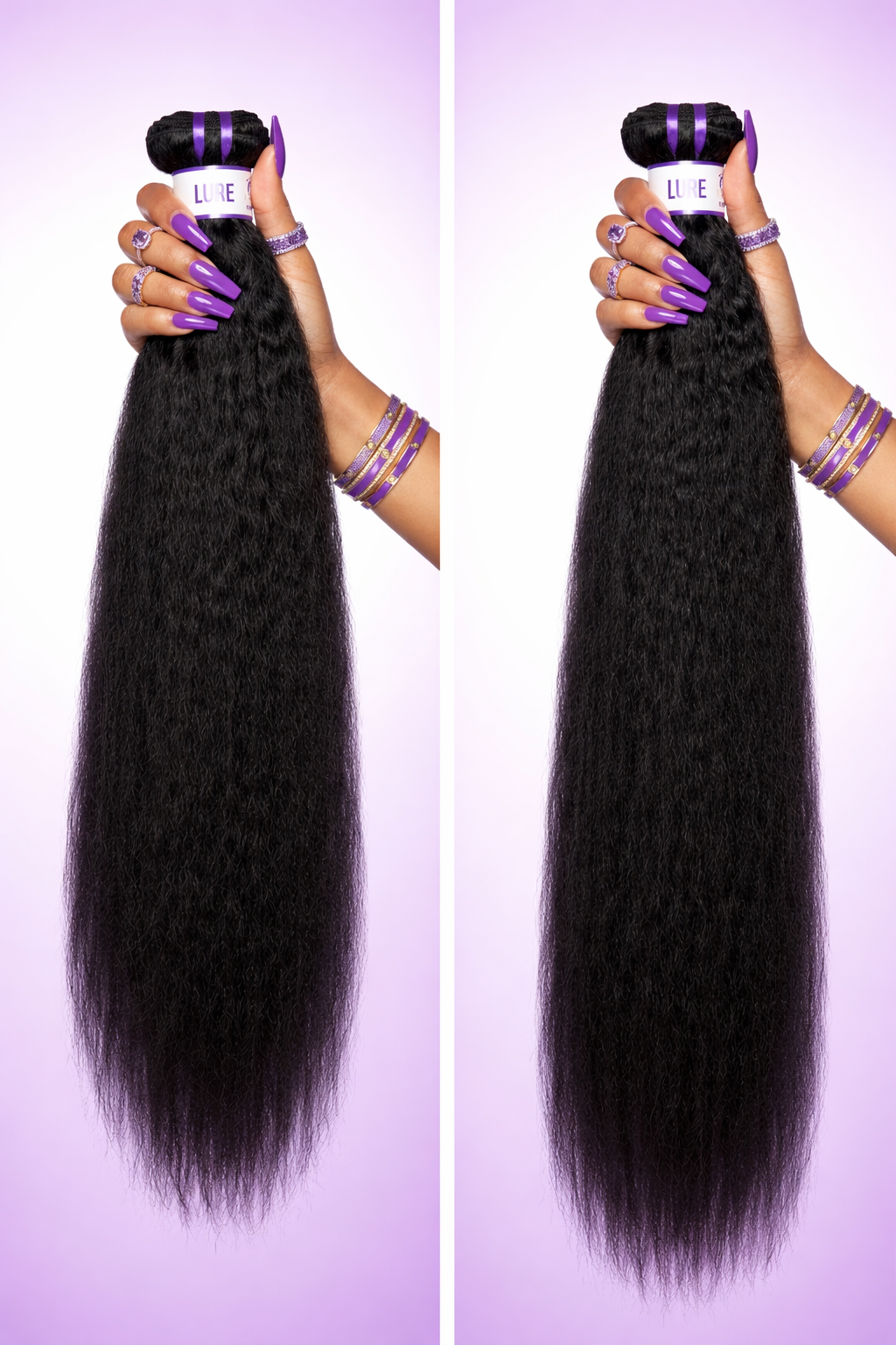 Indian Kinky Straight Hair